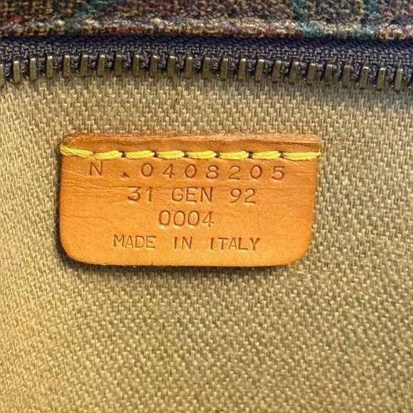 ETRO 1992 Vintage Boston Bag Paisley PVC Leather Duffle with Strap Lock and Key - Picture 15 of 16